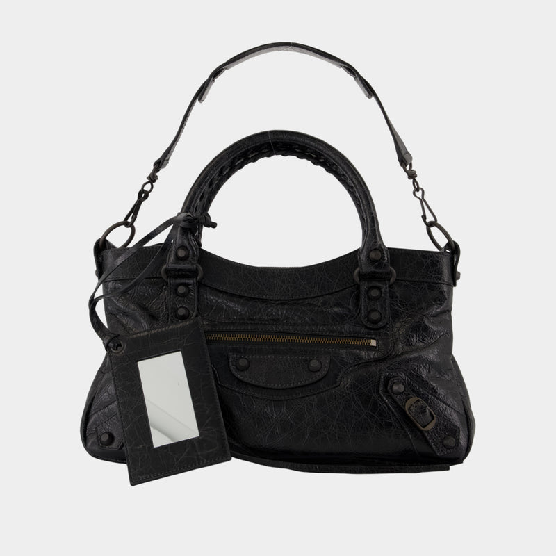 Sac À Main Le First - Balenciaga - Cuir - Noir