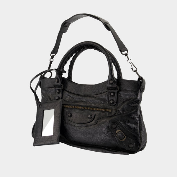 Sac À Main Le First - Balenciaga - Cuir - Noir
