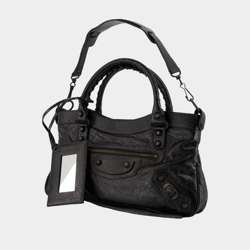 Sac À Main Le First - Balenciaga - Cuir - Noir