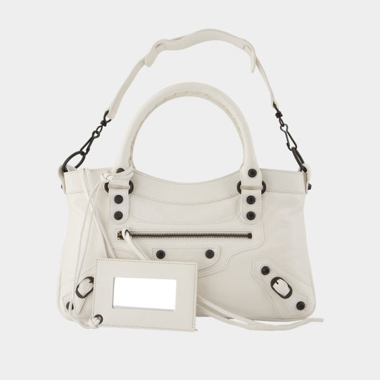 Sac À Main Le First - Balenciaga - Cuir - Blanc