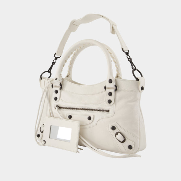 Sac À Main Le First - Balenciaga - Cuir - Blanc