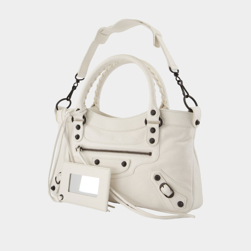 Sac À Main Le First - Balenciaga - Cuir - Blanc
