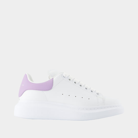 Sneakers Oversized - Alexander McQueen - Cuir - Blanc