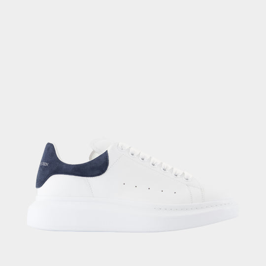 Sneakers Oversized - Alexander McQueen - Cuir - Bleu