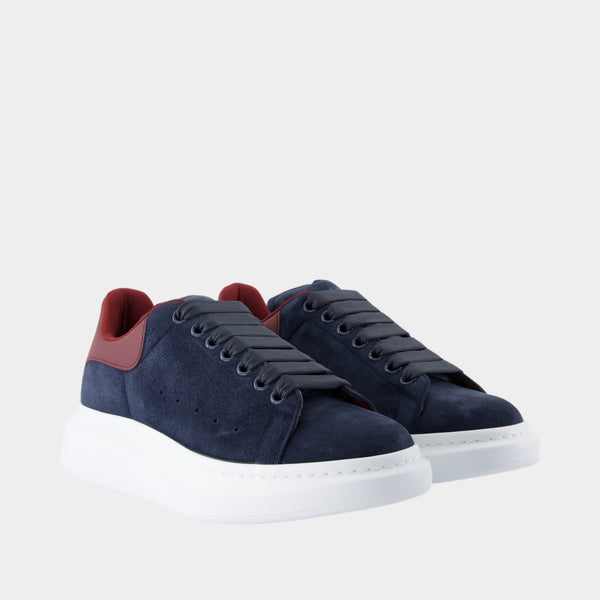 Sneakers Oversized - Alexander McQueen - Cuir - Gris