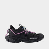 Sneakers Track - Balenciaga - Cuir - Noir