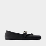Ballerines Bel Air - Balenciaga - Cuir - Noir