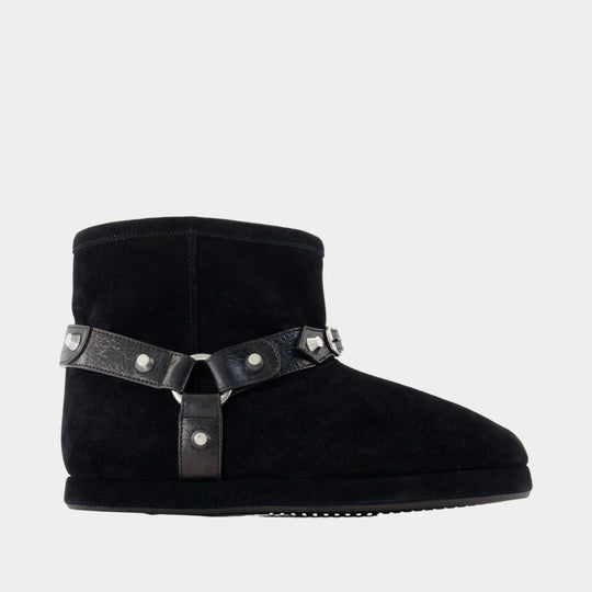 Bottines Alaska Soft - Balenciaga - Cuir - Noir
