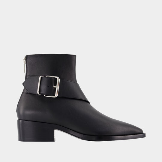 Bottines - Alexander McQueen - Cuir - Noir