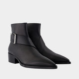 Bottines - Alexander McQueen - Cuir - Noir