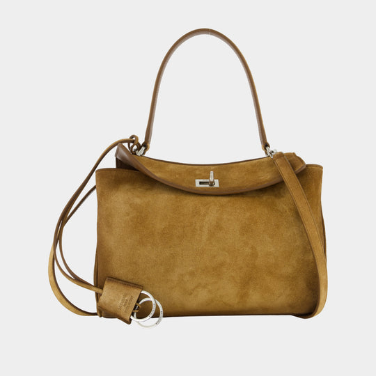 Sac À Bandoulière Rodeo - Balenciaga - Cuir - Beige