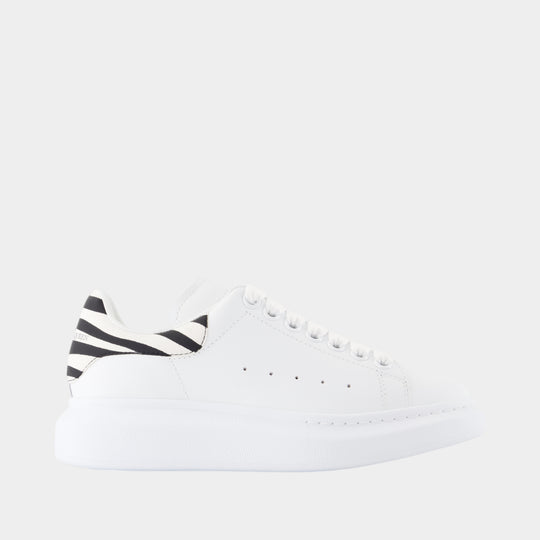 Sneakers Oversized - Alexander McQueen - Cuir - Blanc