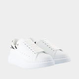 Sneakers Oversized - Alexander McQueen - Cuir - Blanc