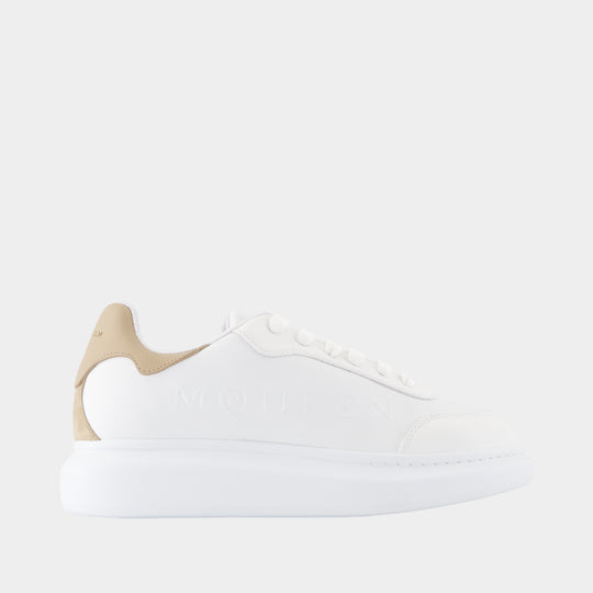 Sneakers Oversized - Alexander McQueen - Cuir - Beige