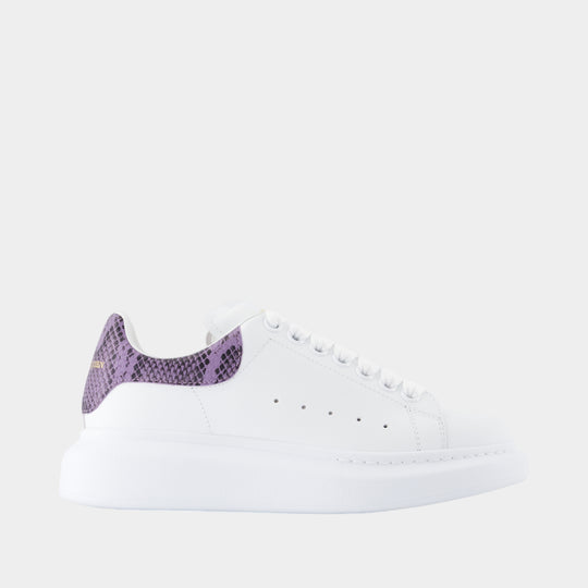 Sneakers Oversized - Alexander McQueen - Cuir - Blanc