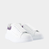 Sneakers Oversized - Alexander McQueen - Cuir - Blanc