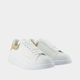 Sneakers Oversized - Alexander McQueen - Cuir - Beige