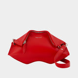 Pochette Manta - Alexander McQueen - Cuir - Rouge