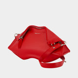 Pochette Manta - Alexander McQueen - Cuir - Rouge