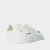 Sneakers Oversized - Alexander McQueen - Cuir - Beige