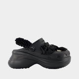 Mules Crocs - Balenciaga - Synthétique - Noir