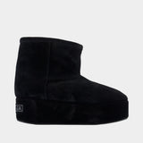Bottes Alaska - Balenciaga - Cuir - Noir