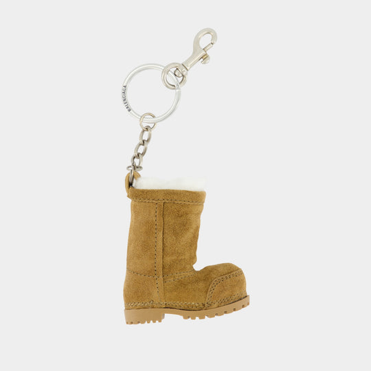 Porte-Clé Mini Alaska - Balenciaga - Cuir - Marron