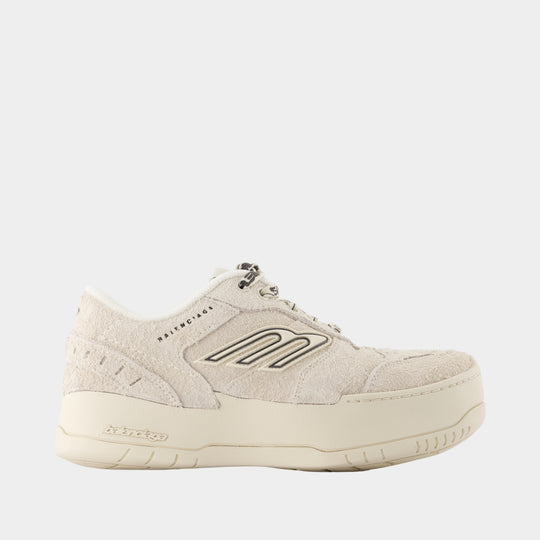 Sneakers Hamptons - Balenciaga - Cuir - Beige