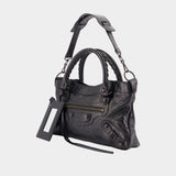Sac Porté Épaule Le City First - Balenciaga - Cuir - Noir