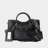 Sac À Main Le City M - Balenciaga - Cuir - Noir