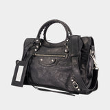 Sac À Main Le City M - Balenciaga - Cuir - Noir