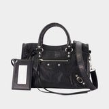 Sac À Main Le City S - Balenciaga - Cuir - Noir