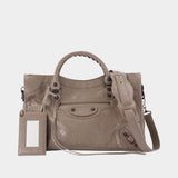 Sac À Main Le City M - Balenciaga - Cuir - Marron