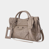 Sac À Main Le City M - Balenciaga - Cuir - Marron
