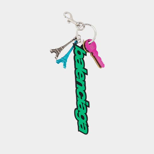 Porte-clé Biker B.logo - Balenciaga - Acrylique - Vert