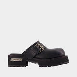 Mules Venom - Balenciaga - Cuir - Noir