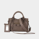 Sac À Main Le City Mini - Balenciaga - Cuir - Marron
