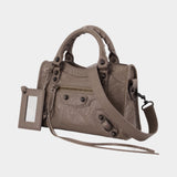 Sac À Main Le City Mini - Balenciaga - Cuir - Marron