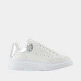 Sneakers Oversized - Alexander McQueen - Cuir - Blanc