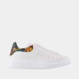 Sneakers Oversized - Alexander McQueen - Cuir - Blanc