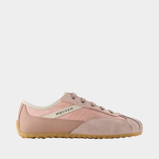 Sneakers Boxe - Alexander McQueen - Cuir - Rose