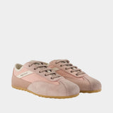 Sneakers Boxe - Alexander McQueen - Cuir - Rose