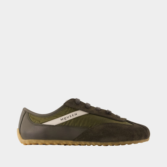 Sneakers Boxe - Alexander McQueen - Cuir - Vert