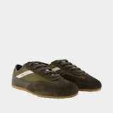 Sneakers Boxe - Alexander McQueen - Cuir - Vert
