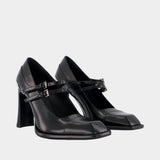 Escarpins Niko - Alexander McQueen - Cuir - Noir