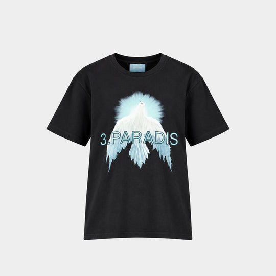 T-Shirt Aurora Dove - 3.PARADIS - Coton - Noir