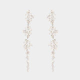 Boucles D'oreilles Floral - Simone Rocha - Perles Synthétiques - Ivoire