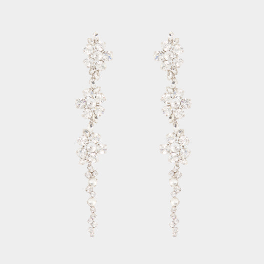 Boucles D'oreilles Floral - Simone Rocha - Perles Synthétiques - Ivoire