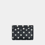 Porte-Carte Bou - Ganni - Cuir - Noir