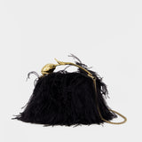 Sac À Main Mini Bloom - ERDEM - Cuir - Noir